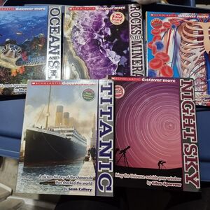 Scholastic Discover More Book Collection X5 Books